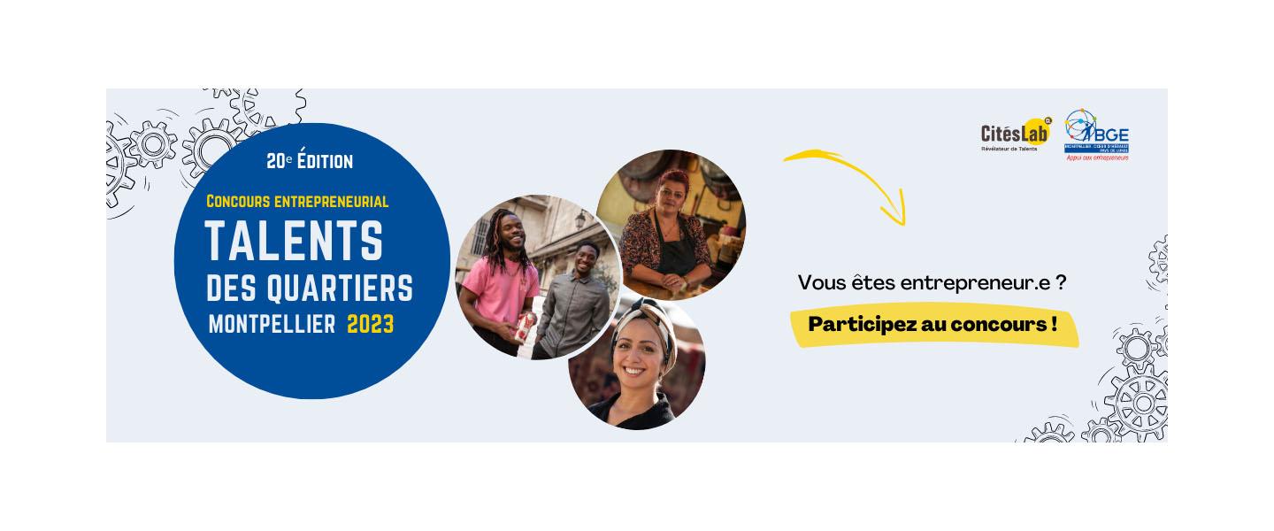 Candidatez aux Concours Talents des Quartiers 2023 de Montpellier
